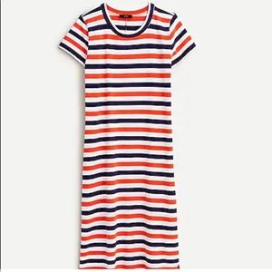 J. Crew Striped Midi Dress | Medium | EUC